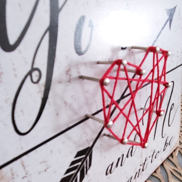 LAST ONE! String art decor YOU & ME ARE MEANT 💚 - Picture 2 of 4